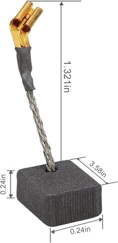 8 قطعة فرشاة بديلة لطاحونة الزوايا N257540 متوافقة مع DeWalt DWE402 DWE4214، قطعة استبدال لطاحونة الزوايا in Kuwait