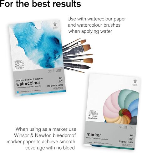 مجموعة أقلام التحديد المائية Winsor & Newton ProMarker، عدد 12، ألوان طبيعية in Kuwait