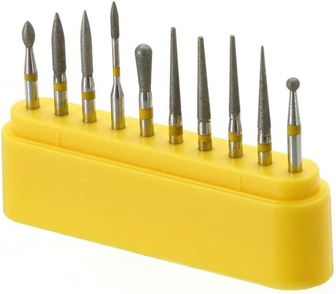 10 PCS Ceramics Composite Polishing Diamond FG Hight Speed Burs in Saudi Arabia