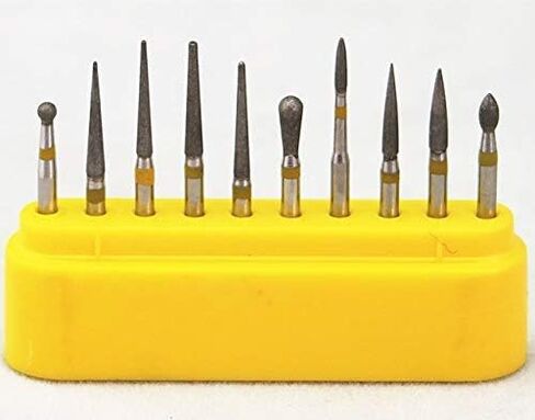 10 PCS Ceramics Composite Polishing Diamond FG Hight Speed Burs in Saudi Arabia