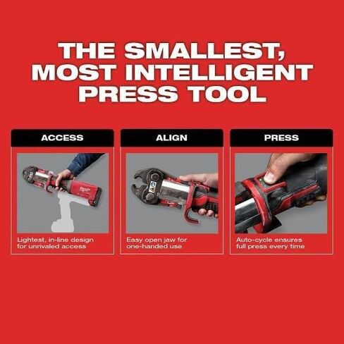 Milwaukee 49-16-2661M 7-Piece 1/4 in. - 7/8 in. Streamline ACR Press Jaw Kit for M18 Force Logic Press Tools in Saudi Arabia