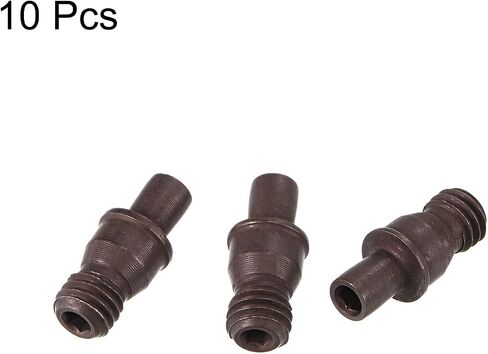 uxcell M5x13-0.8 Carbon Steel Set Screws for Carbide Insert CNC Lathe Turning Tool Holder, 10Pcs in Saudi Arabia