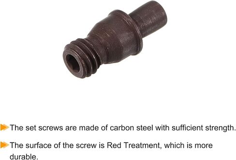 uxcell M5x13-0.8 Carbon Steel Set Screws for Carbide Insert CNC Lathe Turning Tool Holder, 10Pcs in Saudi Arabia