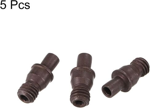 مجموعة براغي من الفولاذ الكربوني M5x13-0.8 من Uxcell لإدراج الكربيد وحامل أدوات تحول مخرطة CNC، 10 قطع in Saudi Arabia