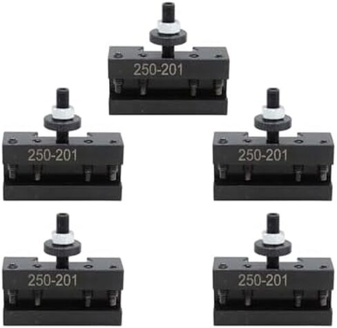 Bxa Wedge Type Quick Change Tool Post Set Plus 250-222 250-201 250-202 250-204 250-207 250-210 250-201T (BXA#1 5Pcs 250-201) in Kuwait