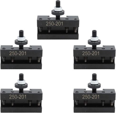 Bxa Wedge Type Quick Change Tool Post Set Plus 250-222 250-201 250-202 250-204 250-207 250-210 250-201T (BXA#1 5Pcs 250-201) in Kuwait
