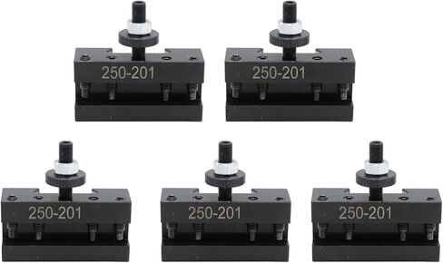 Bxa Wedge Type Quick Change Tool Post Set Plus 250-222 250-201 250-202 250-204 250-207 250-210 250-201T (BXA#1 5Pcs 250-201) in Kuwait