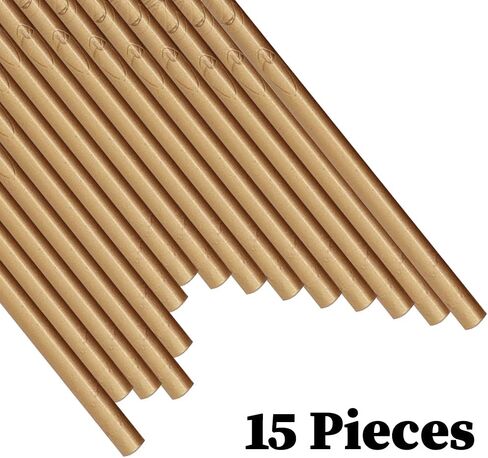 أعواد ختم الشمع، أفوبي 15 قطعة من أعواد الشمع لختم مسدس الغراء لختم ختم الشمع، أعواد ختم الشمع الأبيض اللؤلؤي لدعوات الزفاف والبطاقات والأظرف in Saudi Arabia