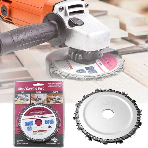 4.5 بوصة زاوية طاحونة القرص 13 الأسنان النجارة سلسلة لوحة الخشب نحت المنشار شفرة القرص 7/8 بوصة مركز ثقب ل 115 مللي متر زاوية طاحونة in Kuwait