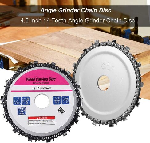 4.5 بوصة زاوية طاحونة القرص 13 الأسنان النجارة سلسلة لوحة الخشب نحت المنشار شفرة القرص 7/8 بوصة مركز ثقب ل 115 مللي متر زاوية طاحونة in Kuwait