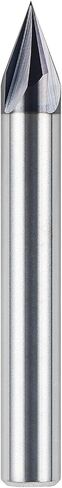 SpeTool 30 Degree V Groove Router Bit with Tiain Coated1/4 Inch Shank, 4-Flute Carbide Chamfer End Mill Carbide V Bit for CNC Engraving and Chamfering Lettering in Saudi Arabia