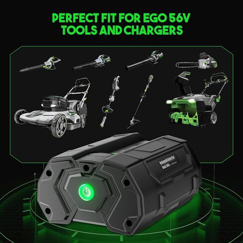 ترقية 56 فولت 5.0 أمبير استبدال لبطاريات ليثيوم أيون EGO 56 فولت BA2800 BA2800T BA4200 BA1400 متوافقة مع أدوات الطاقة ST1502LB CS1604 LB4800 LB6504 LB5804 HT2400 in Kuwait