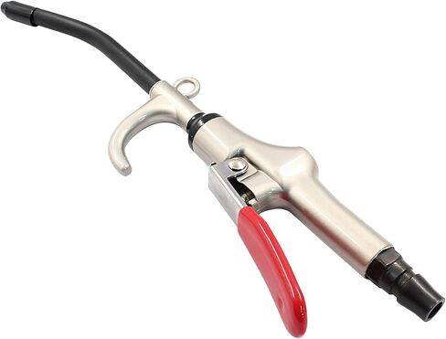 High Power Air Blow Gun with Rubber Guard, Industrial Household Air Nozzle Blow Gun, Aluminum Air Blower Gun Air Compressor Accessories - Multi-Color in Saudi Arabia