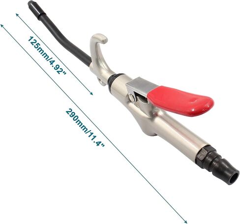 High Power Air Blow Gun with Rubber Guard, Industrial Household Air Nozzle Blow Gun, Aluminum Air Blower Gun Air Compressor Accessories - Multi-Color in Saudi Arabia