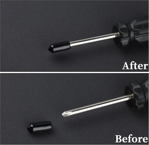 50pcs Black Rubber End Caps Safety Bolt Caps, Screw End Covers Protector Caps, Vinyl Flexible Caps Covers for Bolts Screws, Black Round Thread Protectors Safety Tube Caps in Saudi Arabia