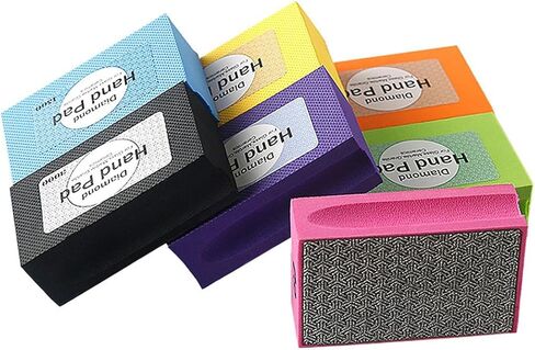 7 قطع من مكعبات الصنفرة الماسية، وسادات تلميع يدوية ماسية لزجاج بلاط الرخام والجرانيت الخرساني، Grit60-3000 مطلي بالكهرباء والراتنج in Kuwait