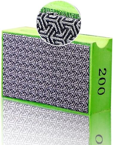 7 قطع من مكعبات الصنفرة الماسية، وسادات تلميع يدوية ماسية لزجاج بلاط الرخام والجرانيت الخرساني، Grit60-3000 مطلي بالكهرباء والراتنج in Kuwait