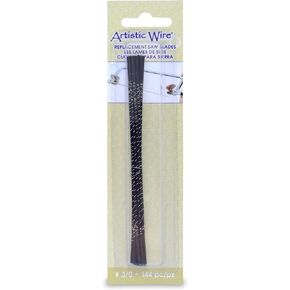 Artistic Wire Jewelers Saw Replacement Blades - Size 2/0, 144 Pieces, Ideal for Jewelers, Silversmiths, and Hobbyworkers - Essential Jewelry Saw and Jewelers Tools for Crafting