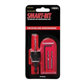 Starborn Smart-Bit Pre-Drilling and Countersinking Tool for Wood (Red Package) - #12 Flat Head