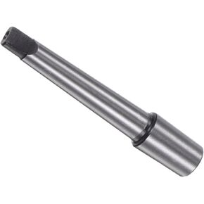 Drill Chuck Arbor, MT2 to B18, Tang End Flat Tail Threaded Drill Taper Shank Adapter Morse Tapers 2MT 18B - (Applications: for Lathes and Drill Milling)