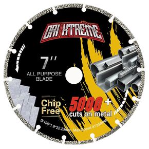 Diamond Cutting Wheel 4-1/2 x 7/8 inch for Metal, Cut Off Disc with 5000+Cuts on Rebar, Steel, Iron and INOX