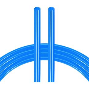 أنابيب هوائية من uxcell، خرطوم أنبوب ضاغط الهواء، خرطوم خط هواء من البولي يوريثان، مقاس 4 مم معرف × 6 مم OD × 7.7 م/25.2 قدم أزرق