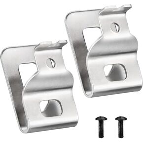 مشابك حزام لمشابك أدوات الحفر البديلة من ديوالت تناسب Dewalt N268241 لأدوات الطاقة 20 فولت DCD980 DCD985 DCD980L2 DCD985L2 (مجموعتان)