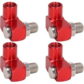 4Pcs 1/4 NPT 360 Degree Swivel Air Hose Fittings, Universal 1/4"Industrial Air Fittings and Pneumatic Tool Adapter, Portable Air Hose Connector Pneumatic Tool Adapter