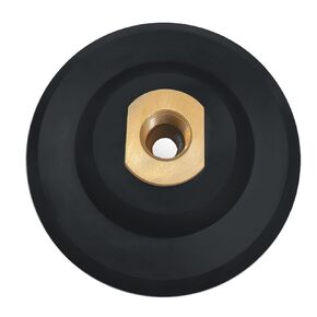 3 Inch Rubber Backer Pad for Angle Grinder - Hook and Loop Backer Pad 5/8-11 Arbor