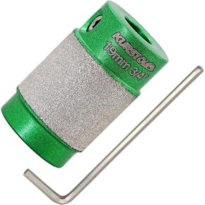 Stained Glass Grinder Bit - Diamond Grinder Bit Head Tools 1/8 1/4 3/4 1 in with 4pcs M5 Alley Wrench, Stained Glass Diamond Grinder Bit Grinding Shaping for Stained Glass Ceramic Tile Stone