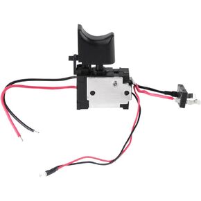 Electric Drill Switch,12V Lithium Battery Cordless Drill Speed Control Trigger Switch with Small Light