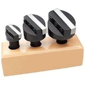 Brand New Set of 3 Pcs Fly Cutters 1/2" SHANK + HSS Tool Bit-Wooden Stand