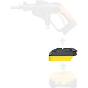 Adapter - for Worx 20v USA Version Tools - Compatible with DeWalt 20V MAX Batteries for Power Supply, No Charge Function - 1 Adapter Only (High Compatibility Version)
