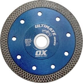 OX OX-UCTT-4 Ultimate Porcelain Fine Turbo 4-Inch Diamond Blade, 7/8-Inch-5/8-Inch Bore