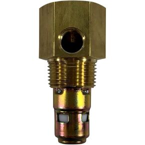 American Made Brass Replacement In-Tank Check Valve for Ingersoll Rand 54368154. 3/4" Inverted Flare Top Inlet, 3/4" MNPT Outlet, Double Tapped with One 1/4" FNPT and One 1/4" Inverted Flare Side Port