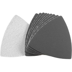30 قطعة من وسادة الصنفرة المثلثة 180 حبيبة، وسادات صنفرة بخطاف وحلقة من كربيد السيليكون تناسب أدوات متعددة متأرجحة مقاس 3-1/2 بوصة، ورق صنفرة مثلث لزراعة الرمل الكهروستاتيكي للاستخدام الرطب والجاف in Kuwait