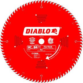 Diablo Fine Finish Saw Blade 14-Inch by 84t ATB 1-Inch Arbor