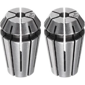 uxcell 2 Pcs ER16 6mm Spring Collet Chuck High Precision 0.015mm for CNC Engraving Machine Lathe Milling Tool