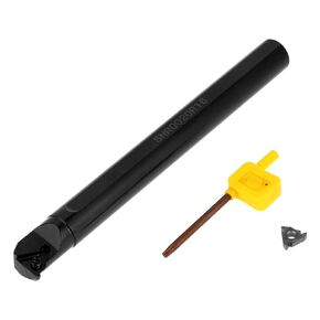 Internal Thread Turning Tool Holder, SNR0020R16 20mm × 200mm Threading Holder Boring Bars Internal Thread Turning Tool Holder Insert for Lathe 16IR AG60 Wrench