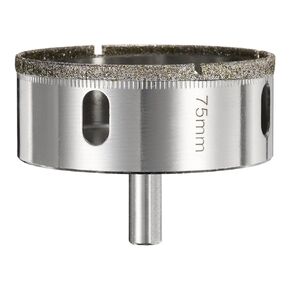 HARFINGTON Diamond Drill Bit Hole Saw 1-9/16"(40mm) Tile Core Cutting Drilling Tool for Glass Ceramic Marble Porcelain Tile Quartz Gemstone Aquariums