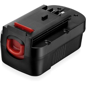 LORDONE 3.7Ah Replacement Battery Compatible with Black+Decker, Replace Battery for HPB18-OPE/HPB18/A1718/FS18FL/FSB18/Firestorm + Power Tools
