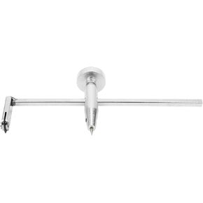 Dry Wall Circle Hole Cutter,Steel Shaft Plasterboard Saw Adjustable Pivot Point Drywalls Tools for Easy Operation
