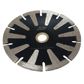 JDK 5 Inch Contour Diamond Crack Chaser Saw Blade with 7/8"-5/8" Arbor for Granite and Marble T Segmented
