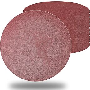20 PCS 7 Inch 40 Grit Sanding Discs Sandpaper -7" Hook-and-Loop Aluminum Oxide Sander Paper Grinding Polishing for Wood Drywall Random Orbit Sander