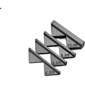 Bookbinding Corner Cutting Jig Set 6-10pcs! (1.5, 2, 2.25, 2.5, 2.75, 3)