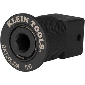 Klein Tools BAT20LWA Adapter for 90-Degree Impact Wrench (Cat. Nos. BAT20LW and BAT20LW1), 7/16-Inch Quick-Change Adapter, 1/2-Inch Drive