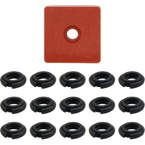 15 Sets 3/8" Impact Wrench Retaining Rings with O-Ring, Compatible with Electric/Pneumatic Cordless Wrench, Including Retainer Ring Anvil Install Tool