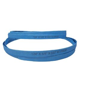 124x5/8x4TPI - Blue 4 Tooth Bone in Bandsaw Blades - Meat Cutting Fits Biro 3334, Many More Machines