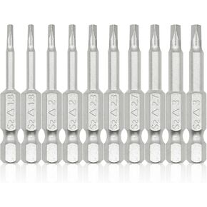 Hex Allen Key Bit Set, 10 PCS SAE Allen Wrench Drill Bit Set, S2 Steel S2 Steel Hex Bit Set, Magnetic Tips