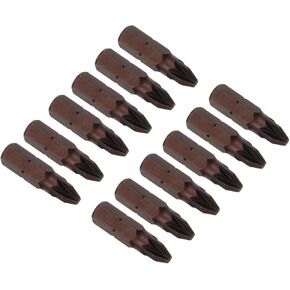 uxcell 25pcs Magnetic Pozi Screwdriver Bits PZ1 Pozi Head Drill Bit with 1/4" 6.3mm Hex Shank for Power Screwdriver Drill Impact Driver